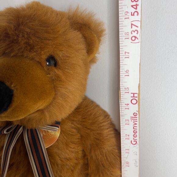 Vintage Soft Classics 1995 Large Russet Brown Stuffed Plush Bear Toy's R US - Picture 4 of 16